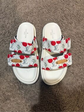 Louis Vuitton Cherry Pool Pillow Comfort Sandals | Women’s EU 41